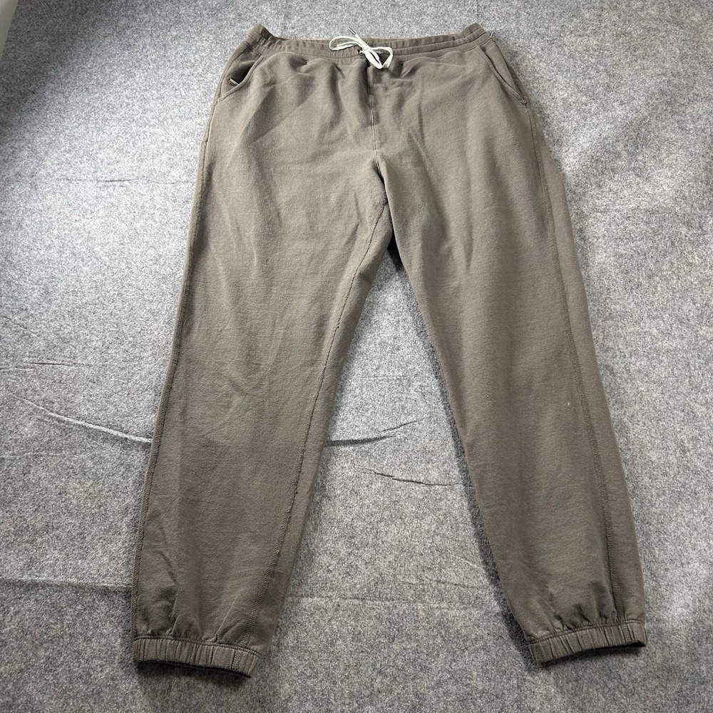 Vuori Pants Womens Large Brown Laguna Lounge 2.0 Sweatpants Organic Jogger